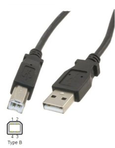 Cable Menu USB A to B