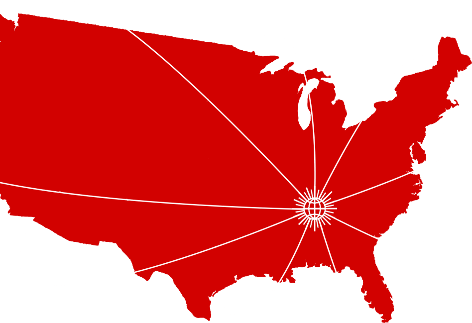 distribution map